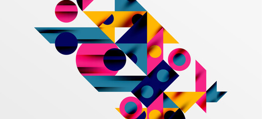 Geometric neo patterns. Abstract background for covers, banners, flyers and posters and other templates