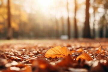 Autumn background, Cinematic, with generative ai
