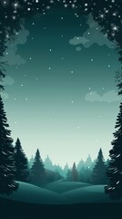 Obraz premium Christmas frame wallpaper green outdoors nature.