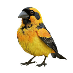Fototapeta premium yellow and red bird