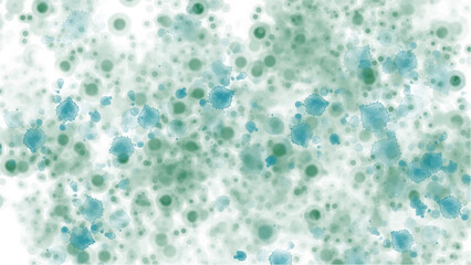 Abstract green watercolor background.Hand painted watercolor. vector