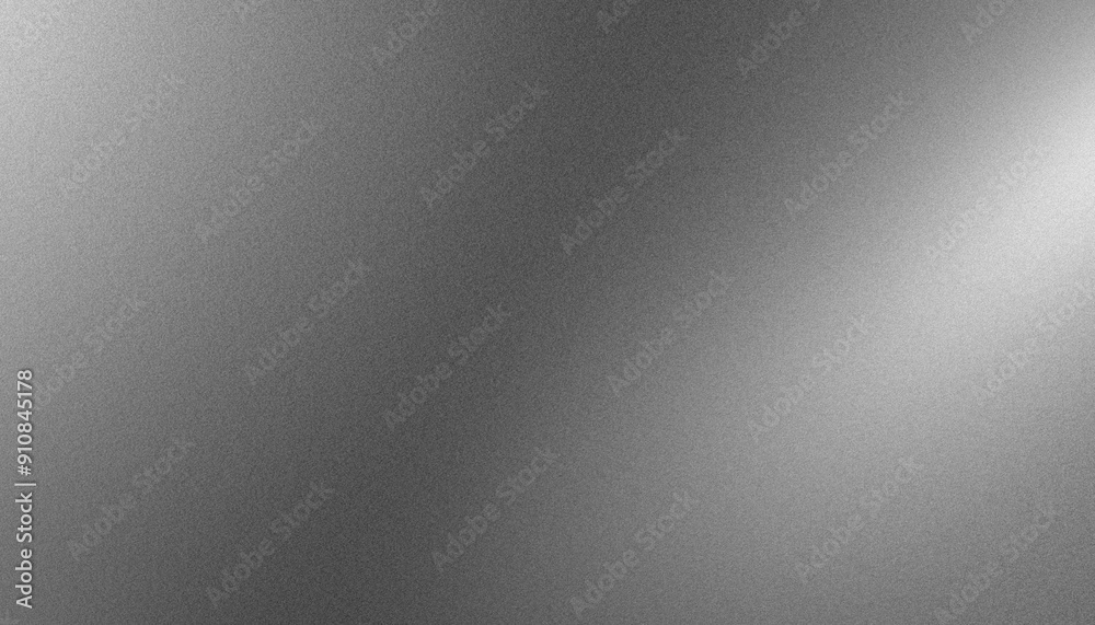 Wall mural metallic gray noise texture silver abstract monochrome background banner