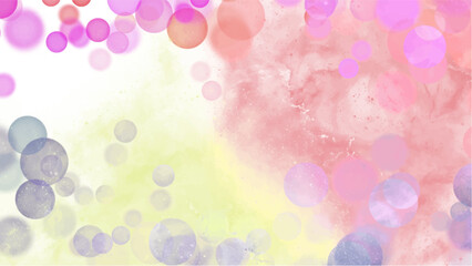 Abstract pink watercolor background.Hand painted watercolor. vector
