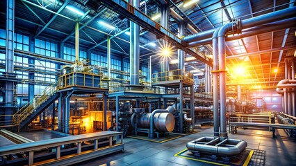 The Rhythm of Industry: A Symphony of Gears and Machines  generative AI