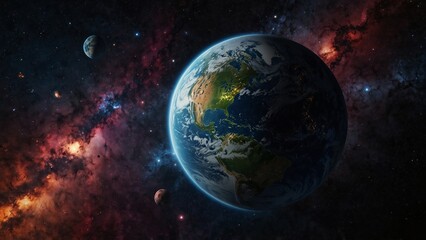 Obraz premium Abstract Power with universe 