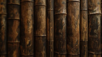 Obraz premium Bamboo texture background coming from natural