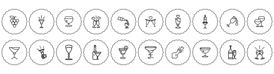 Wine beverage celebration ico...