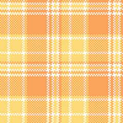 Scottish Tartan Plaid Seamless Pattern, Gingham Patterns. Traditional Scottish Woven Fabric. Lumberjack Shirt Flannel Textile. Pattern Tile Swatch Included.