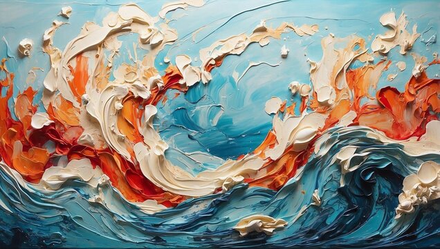 Brushstrokes of Madness Exploring the Chaotic Ocean Waves and Mental Illness through Jackson Polloc.