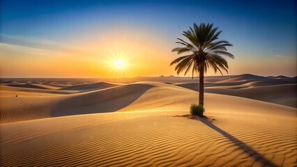 The Desert's Embrace: Capturing the Silence and Spirituality of Jesus' Forty Days of Fasting and Temptation  Generative AI