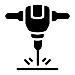 jackhammer Solid icon