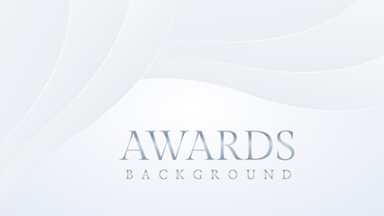 Luxury white award graphic background. Template luxury premium corporate abstract design. Template banner certificate. Modern design concept. Vector illustration.