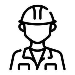 engineer Line Icon