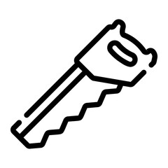 saw Line Icon
