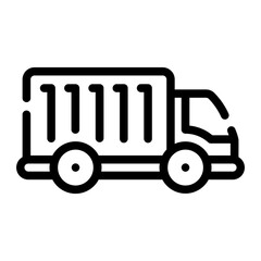 truck Line Icon