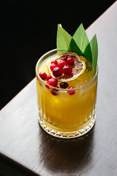 a summer refreshing alcoholic cocktail . bar menu