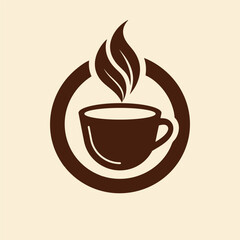 Coffee cup logo design