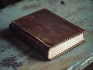 Obraz premium Open book on table