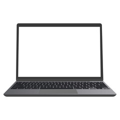 Fototapeta premium laptop isolated on white background
