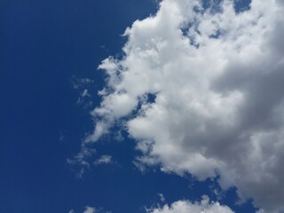 blue sky with clouds