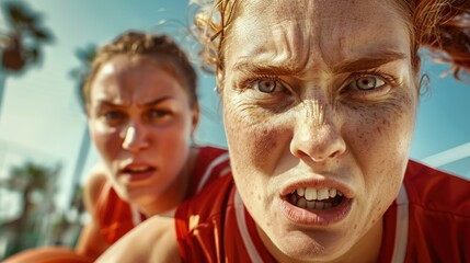 Two Young Women Playing Streetball In Venice, California, Showcasing Their Skills, Wallpaper Pictures, Background Hd
