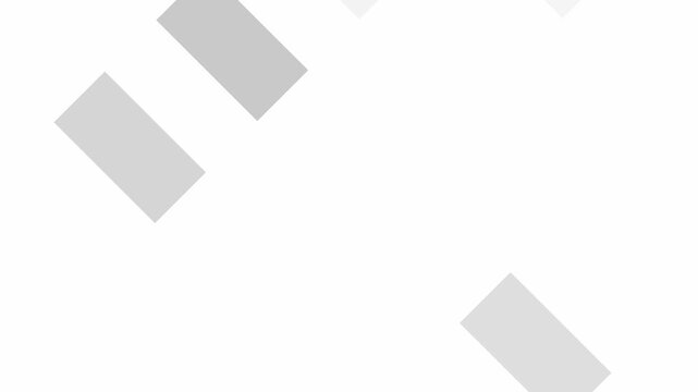 Fast white and grey abstract mosaic background animation
