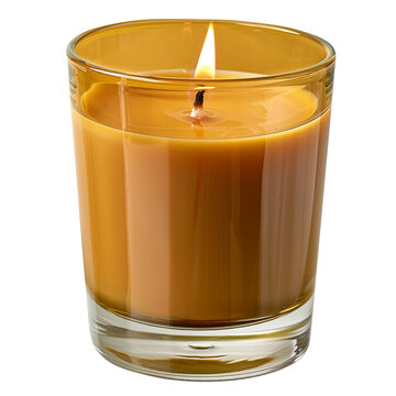 recommend clip art: Beautiful wax candle in glass holder clip art