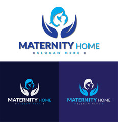 logo design, logo, company logo, vector, Maternity logo , Hospital Logo, Nursing Logo