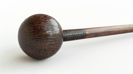 Polo mallet, 3D illustration, realistic, isolated on white background