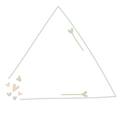 illustration floral frame plant natural elements decoration drawing art design icons