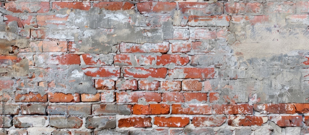 Leinwandbilder free brick wall texture included for background with ample copy space image ideal for product or adv