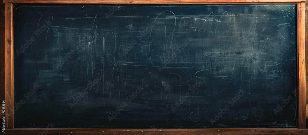 Poster a picture of a blackboard with available copy space image for your personal touches