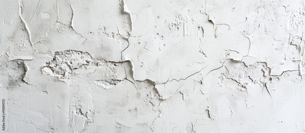 Poster white background showing a cement plaster wall with copy space image