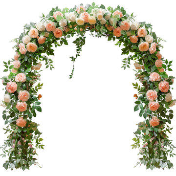 recommend clip art: Beautiful wedding flower arch clip art