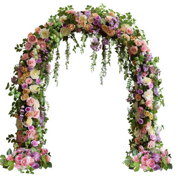 recommend clip art: Beautiful wedding flower arch clip art