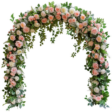 recommend clip art: Beautiful wedding flower arch clip art