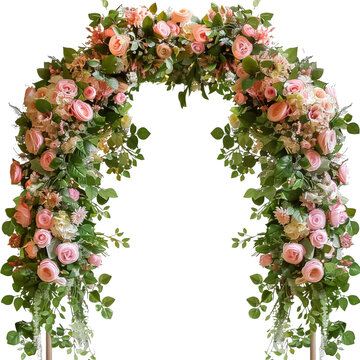 recommend clip art: Beautiful wedding flower arch clip art