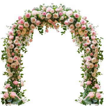 recommend clip art: Beautiful wedding flower arch clip art