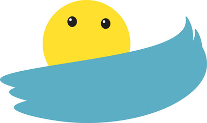 cute sun illustration simple