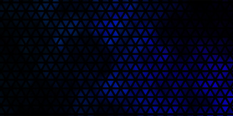 Dark BLUE vector pattern with polygonal style.