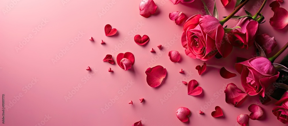 Poster valentine s day theme with copy space image