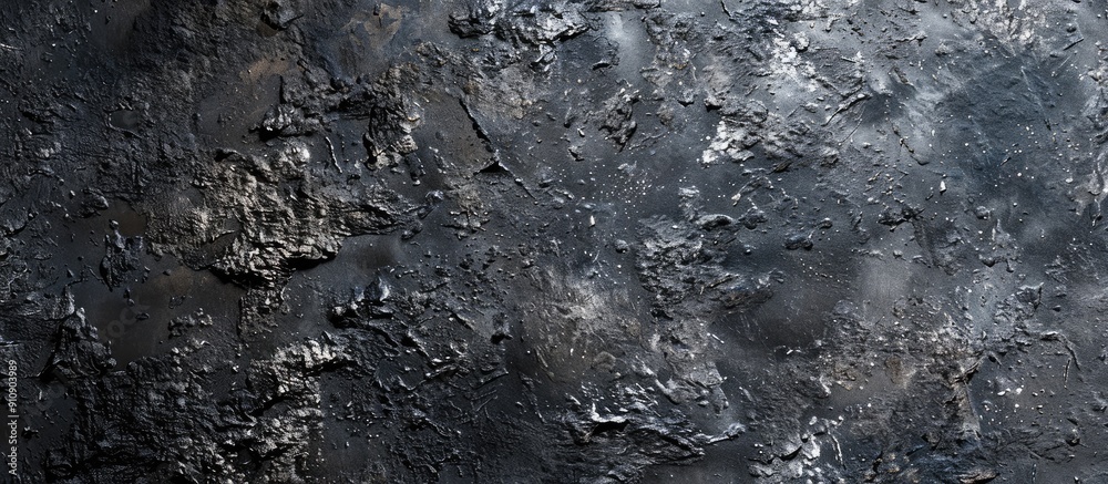 Poster Texture of rough dark concrete providing background for design with copy space image