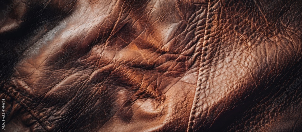 Aufkleber textured leather providing a backdrop with copy space image