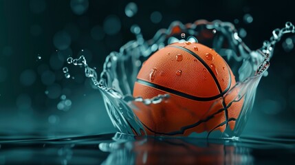 An Abstract Basketball, Capturing The Essence Of The Game, Wallpaper Pictures, Background Hd