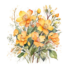 Watercolor Floral Flower Design, Watercolor Flower Arrangements Floral, Watercolor Flower Design, Flower Sublimation Floral Clipart, Clipart, Wedding Decoration