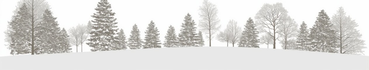 Enchanting Anime-Style Winter Landscape: Vibrant Rainbow Forest Beyond Snowy Mountains Under Cold Moon. Dreamy Cartoon Scene for 4K Wallpaper Design. AI-Generated Fantastical Background for Creative A