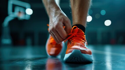 An Injured Basketball Player Holding His Ankle In Pain On The Court, Wallpaper Pictures, Background Hd