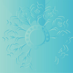 This is simple and vector gradient floral background and it is editable.