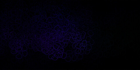 Dark pink, green vector backdrop with chaotic shapes.