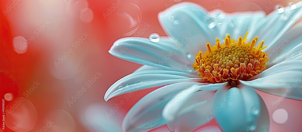Aufkleber Nature s close up flower as a background with copy space image focus